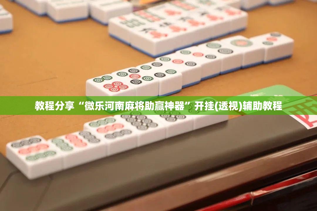 教程分享“微乐河南麻将助赢神器	”开挂(透视)辅助教程