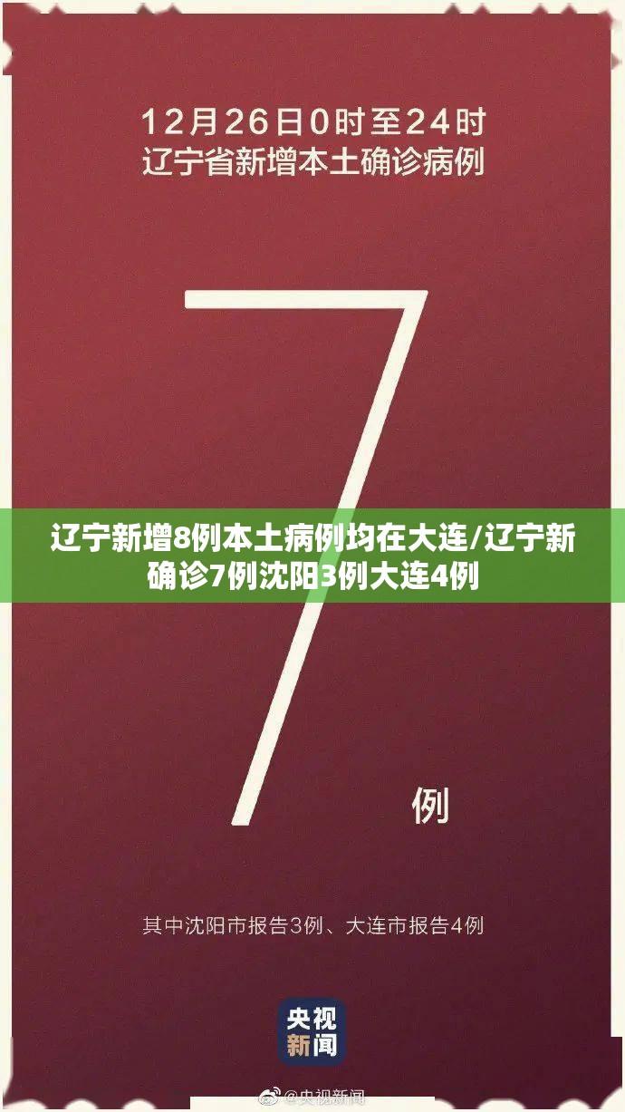 辽宁新增8例本土病例均在大连/辽宁新确诊7例沈阳3例大连4例