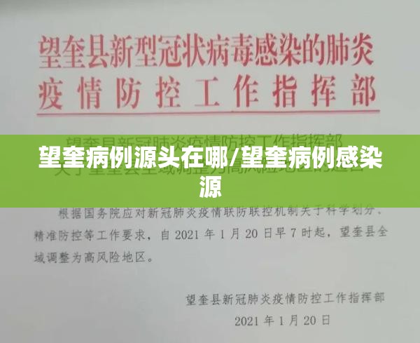 望奎病例源头在哪/望奎病例感染源