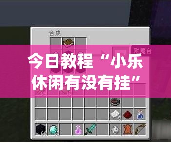 今日教程“小乐休闲有没有挂”开挂(透视)辅助教程