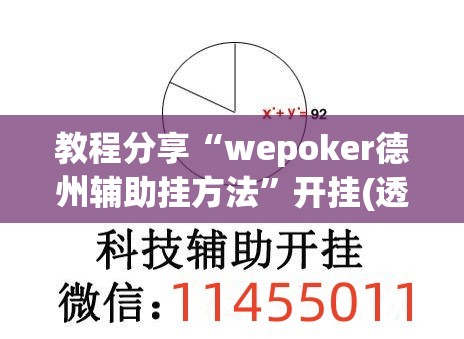 教程分享“wepoker德州辅助挂方法”开挂(透视)最新辅助详细