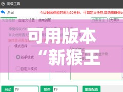 可用版本“新猴王大厅辅助器”细辅助教程分享