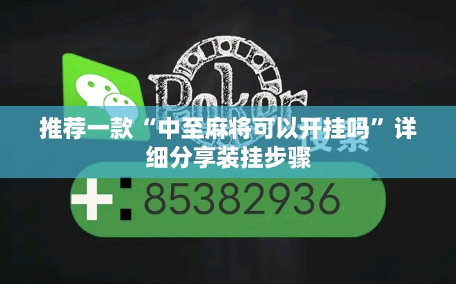 推荐一款“中至麻将可以开挂吗”详细分享装挂步骤