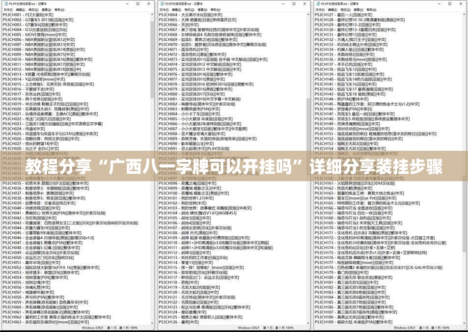 教程分享“广西八一字牌可以开挂吗”详细分享装挂步骤