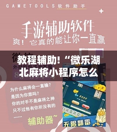 教程辅助!“微乐湖北麻将小程序怎么开挂”细辅助教程分享