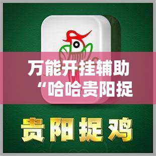 万能开挂辅助“哈哈贵阳捉鸡麻将开挂怎么开”详细开挂教程