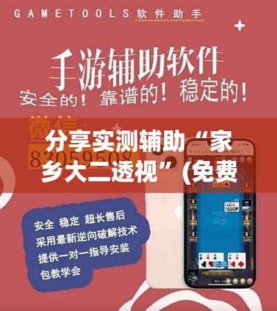 分享实测辅助“家乡大二透视”(免费)开挂辅助教学(最新辅助开挂教程)