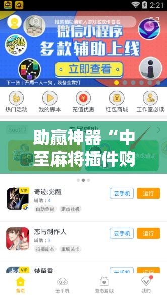 助赢神器“中至麻将插件购买”细辅助教程分享