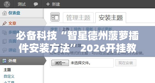 必备科技“智星德州菠萝插件安装方法”2026开挂教程步骤