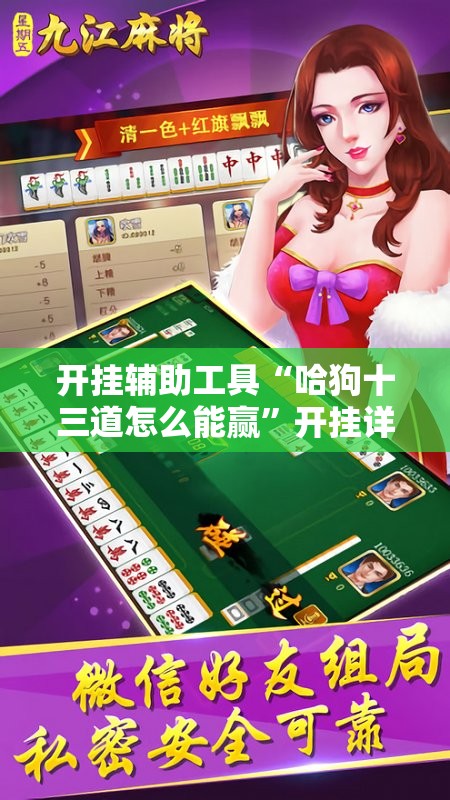 开挂辅助工具“哈狗十三道怎么能赢”开挂详细教程