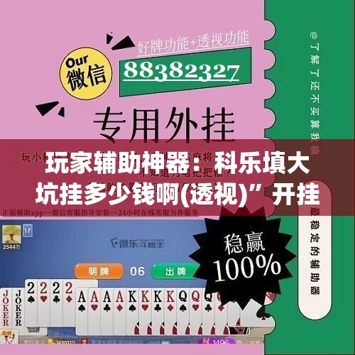 玩家辅助神器：科乐填大坑挂多少钱啊(透视)”开挂辅助脚本+详细开挂安装教程