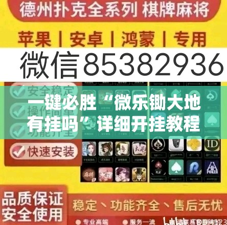一键必胜“微乐锄大地有挂吗”详细开挂教程