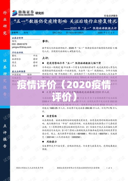疫情评价（2020疫情评价）