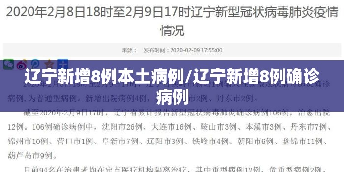 辽宁新增8例本土病例/辽宁新增8例确诊病例