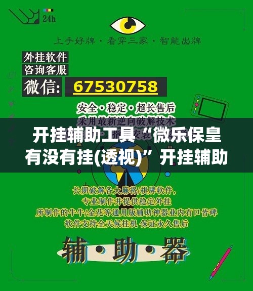 开挂辅助工具“微乐保皇有没有挂(透视)	”开挂辅助脚本+详细开挂安装教程