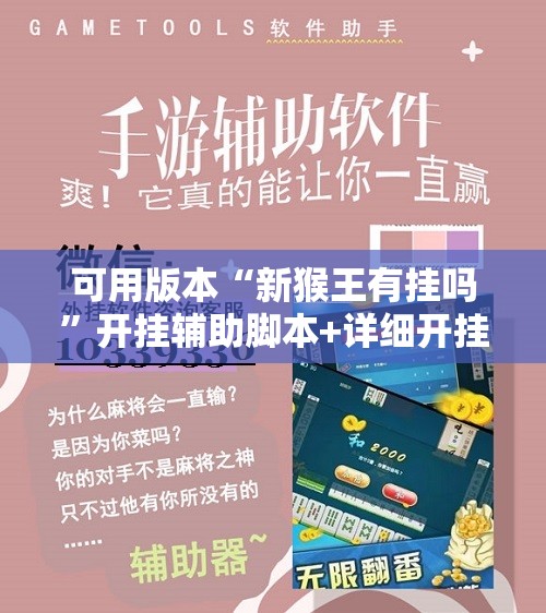 可用版本“新猴王有挂吗	”开挂辅助脚本+详细开挂安装教程