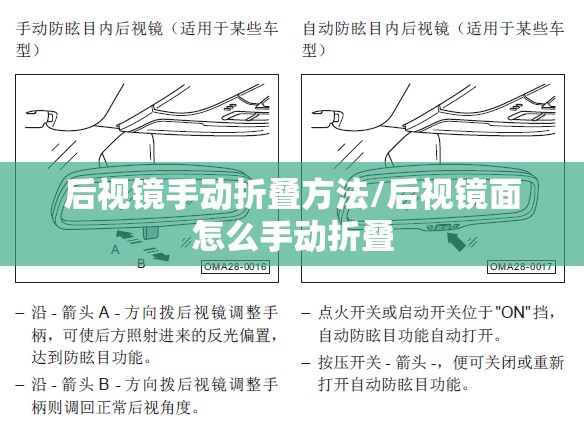 后视镜手动折叠方法/后视镜面怎么手动折叠