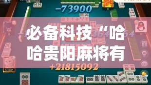 必备科技“哈哈贵阳麻将有挂吗”详细分享装挂步骤