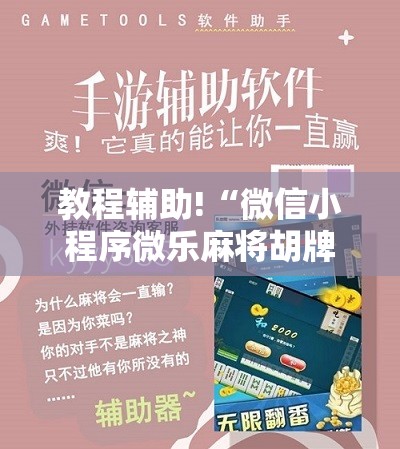 教程辅助!“微信小程序微乐麻将胡牌神器”科技辅助神器手机版