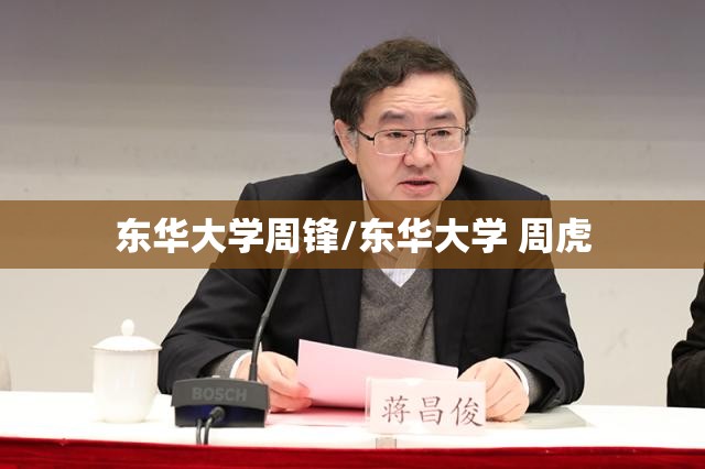 东华大学周锋/东华大学 周虎 东华大学周锋/东华大学 周虎