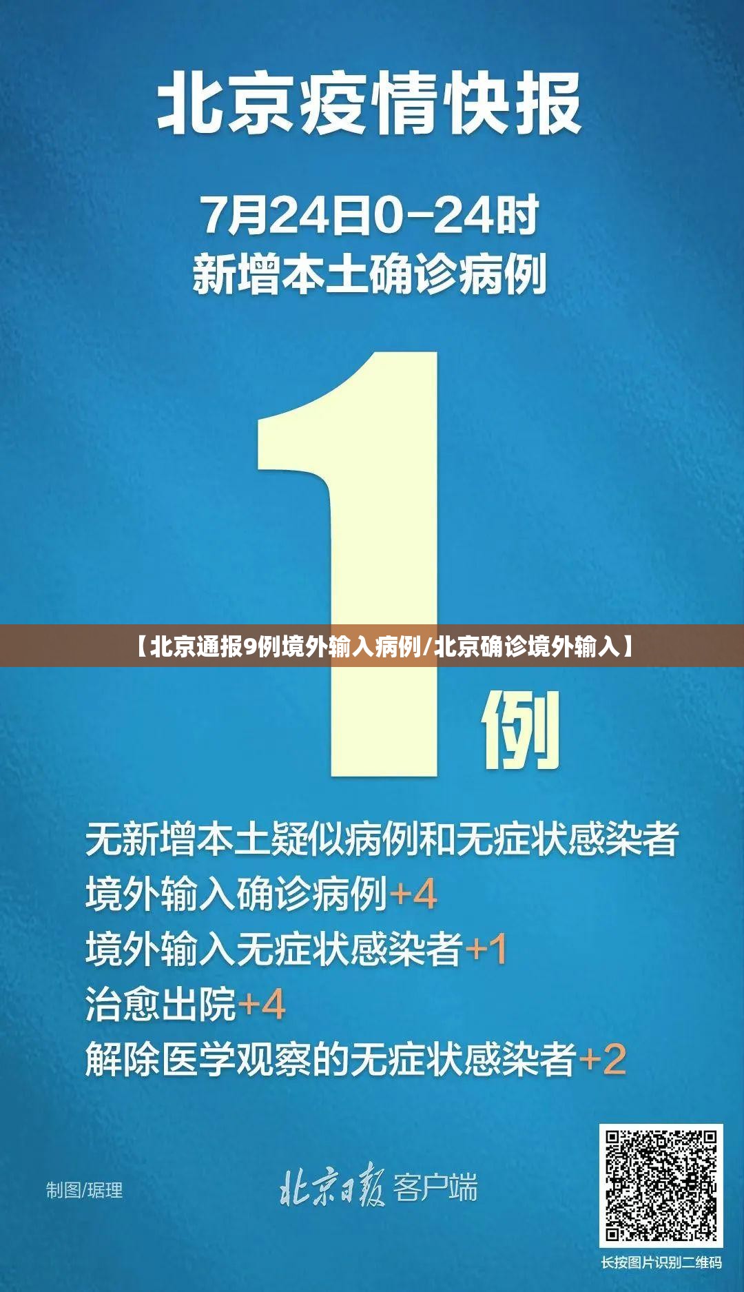 【北京通报9例境外输入病例/北京确诊境外输入】