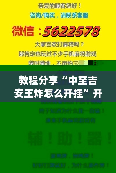 教程分享“中至吉安王炸怎么开挂”开挂(透视)辅助教程