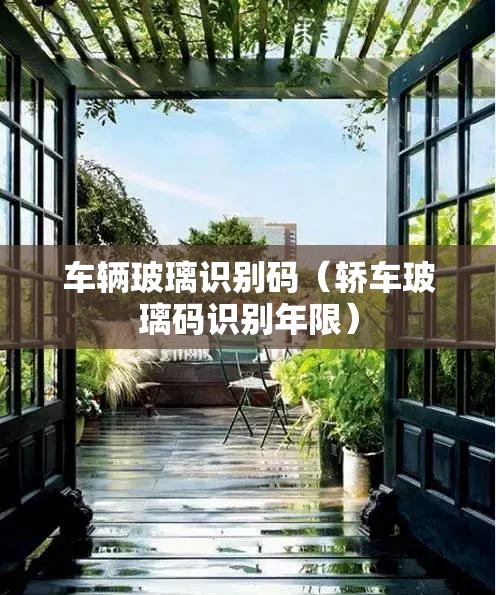 车辆玻璃识别码（轿车玻璃码识别年限）