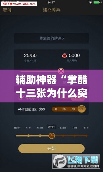 辅助神器“掌酷十三张为什么突然一直输”开挂(透视)辅助神器