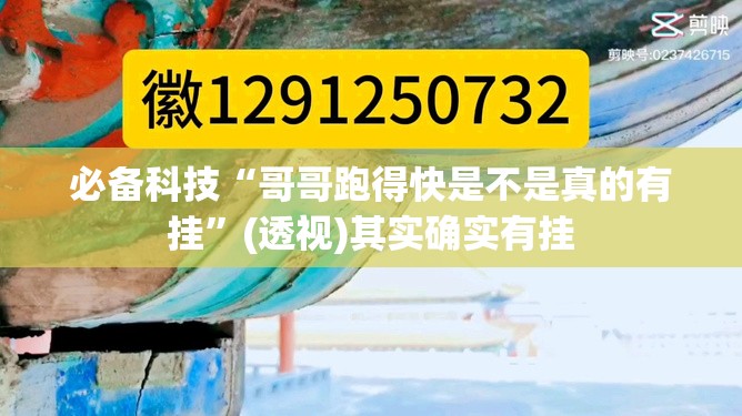 必备科技“哥哥跑得快是不是真的有挂”(透视)其实确实有挂