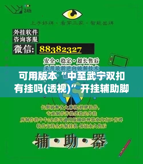 可用版本“中至武宁双扣有挂吗(透视)	”开挂辅助脚本+详细开挂安装教程