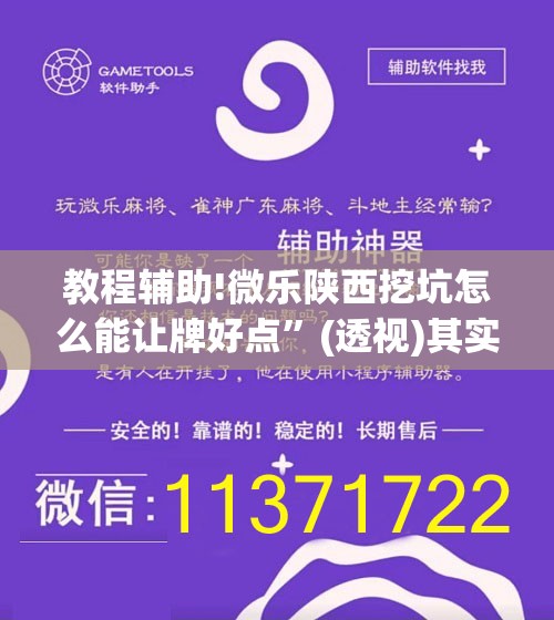 教程辅助!微乐陕西挖坑怎么能让牌好点”(透视)其实确实有挂