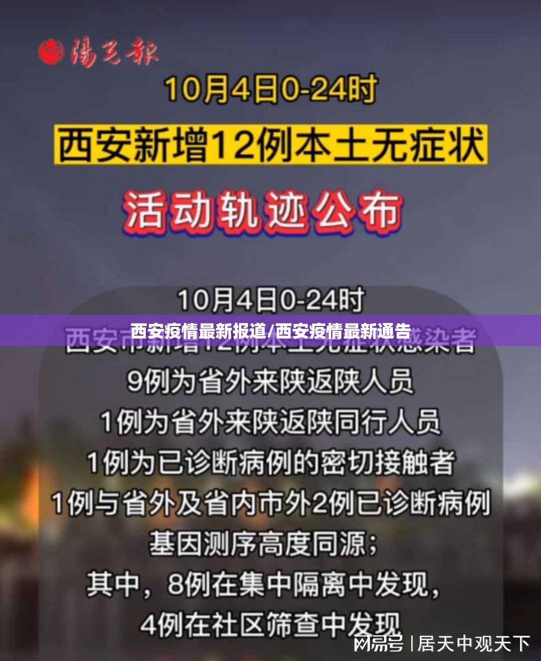 西安疫情最新报道/西安疫情最新通告