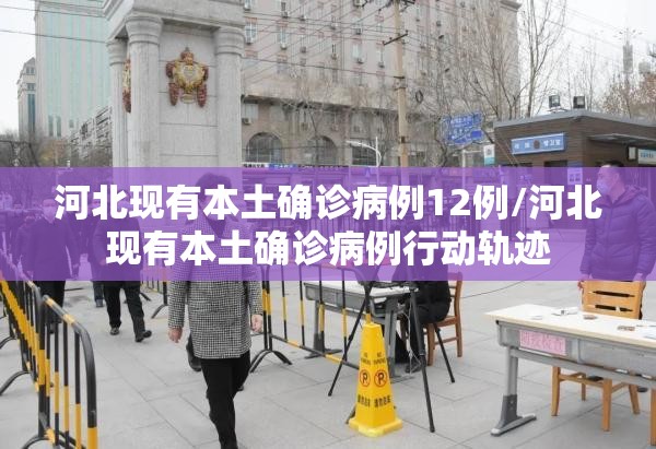 河北现有本土确诊病例12例/河北现有本土确诊病例行动轨迹