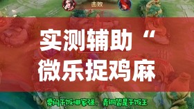 实测辅助“微乐捉鸡麻将小程序必赢神器免费安装”开挂(透视)辅助教程