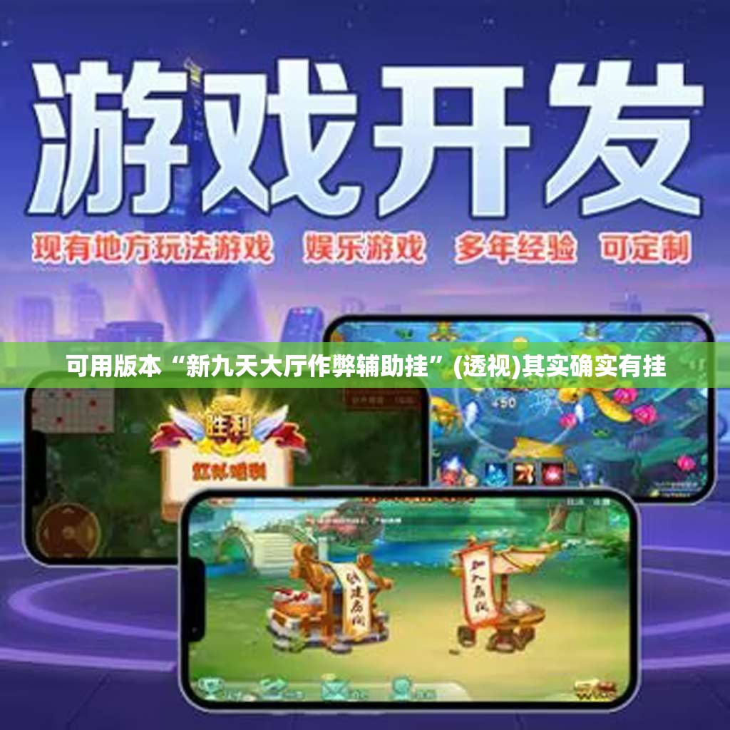 可用版本“新九天大厅作弊辅助挂	”(透视)其实确实有挂