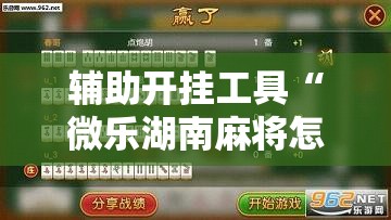 辅助开挂工具“微乐湖南麻将怎么提高胜率”2026开挂教程步骤