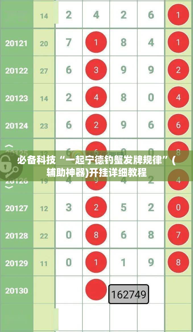 必备科技“一起宁德钓蟹发牌规律”(辅助神器)开挂详细教程