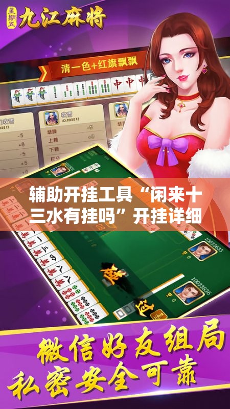 辅助开挂工具“闲来十三水有挂吗”开挂详细教程