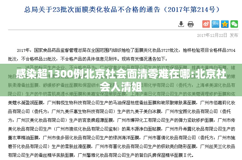 感染超1300例北京社会面清零难在哪:北京社会人清姐