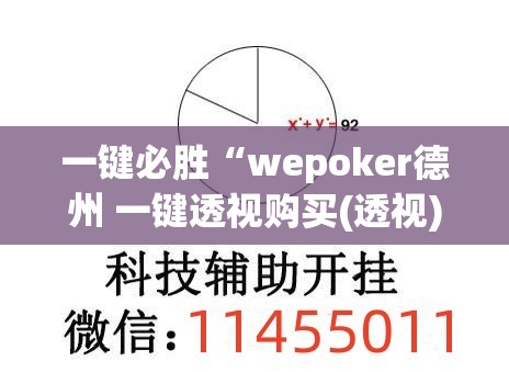 一键必胜“wepoker德州 一键透视购买(透视)”开挂辅助脚本+详细开挂安装教程