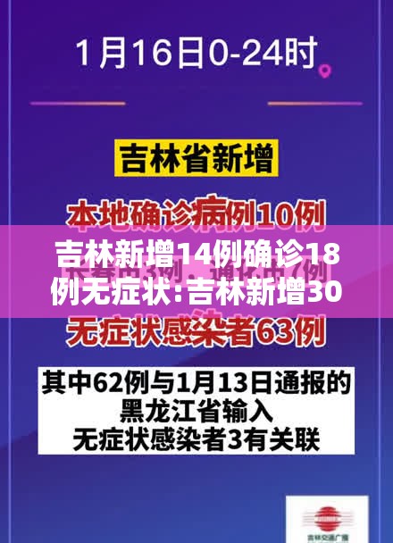 吉林新增14例确诊18例无症状:吉林新增30例本地确诊 17例无症状