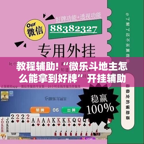 教程辅助!“微乐斗地主怎么能拿到好牌”开挂辅助脚本+详细开挂安装教程