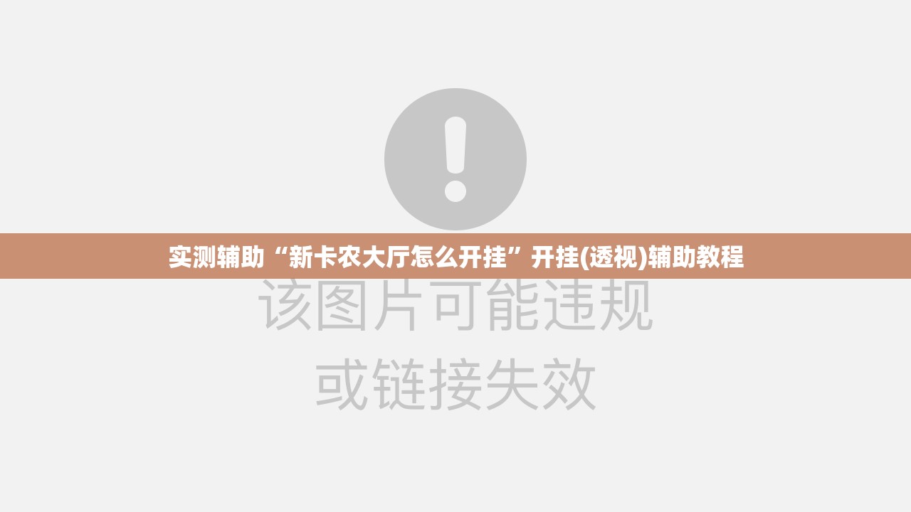 实测辅助“新卡农大厅怎么开挂”开挂(透视)辅助教程