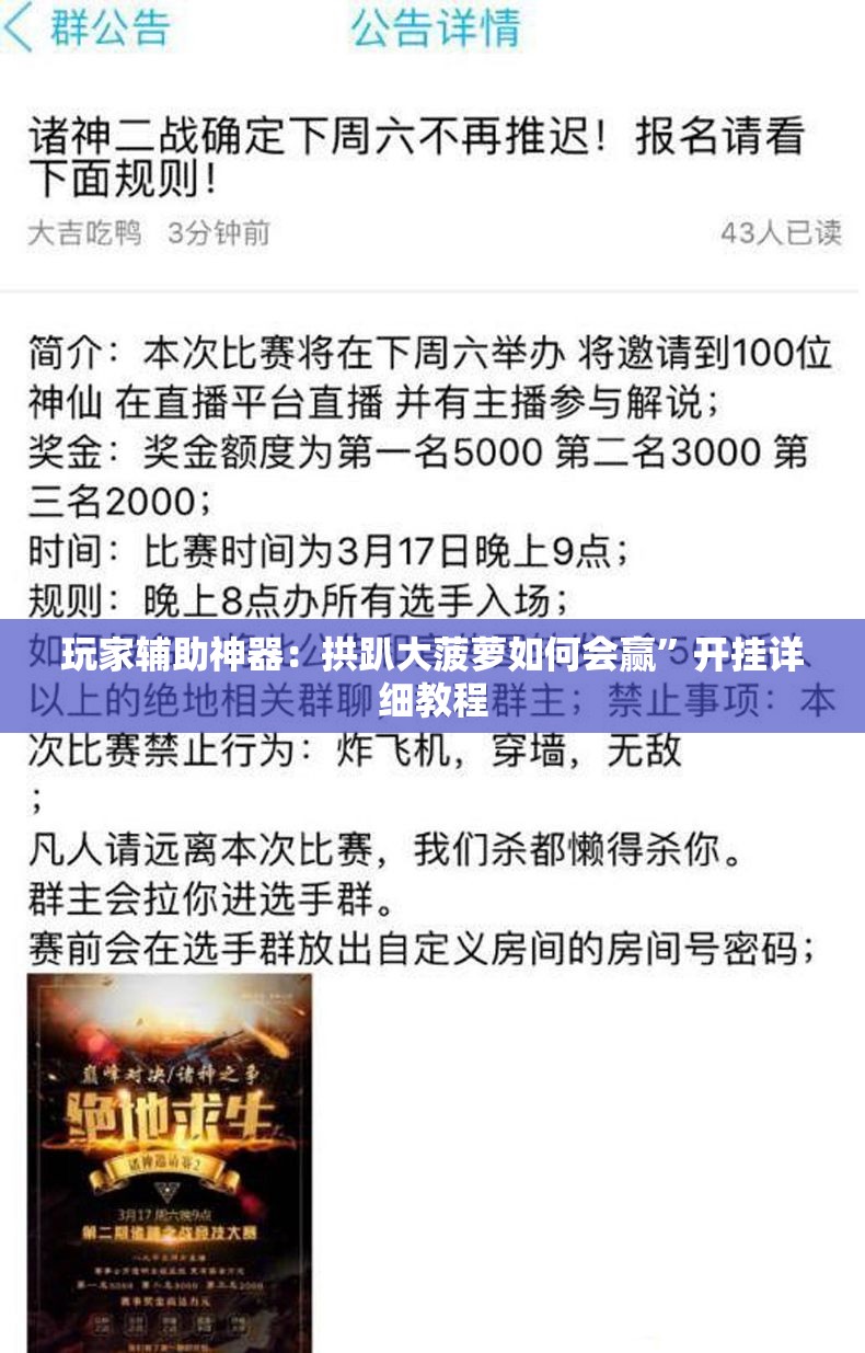 玩家辅助神器：拱趴大菠萝如何会赢	”开挂详细教程