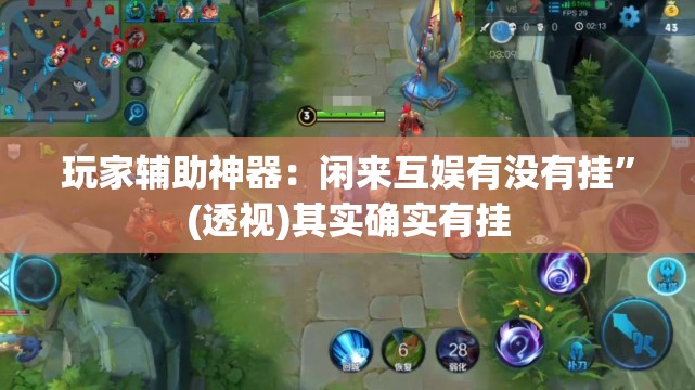 玩家辅助神器：闲来互娱有没有挂	”(透视)其实确实有挂