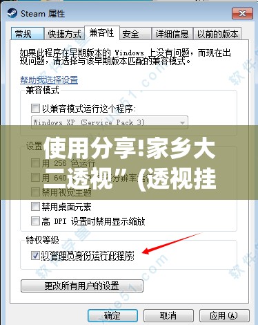 使用分享!家乡大二透视	”(透视挂)辅助下载教程