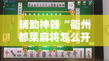 辅助神器“衢州都莱麻将怎么开挂	”详细外挂透视辅助软件教程