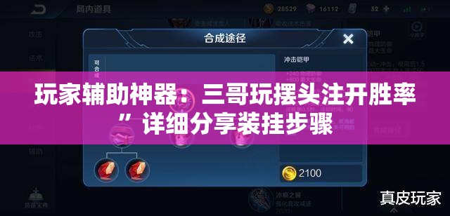 玩家辅助神器：三哥玩摆头注开胜率”详细分享装挂步骤