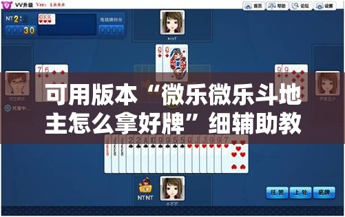 可用版本“微乐微乐斗地主怎么拿好牌”细辅助教程分享