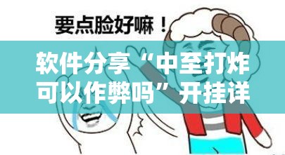 软件分享“中至打炸可以作弊吗	”开挂详细教程